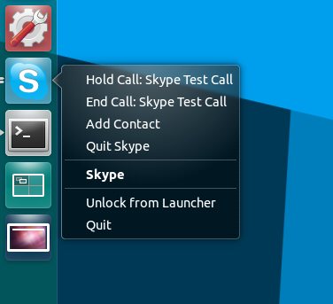 Skype Quicklist Options